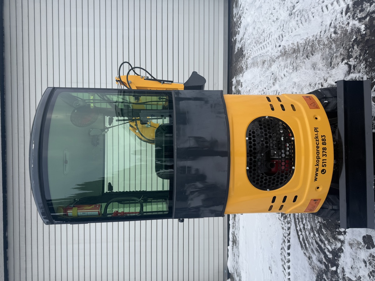 Minikoparka GR12 z kabiną - zdjęcie 9