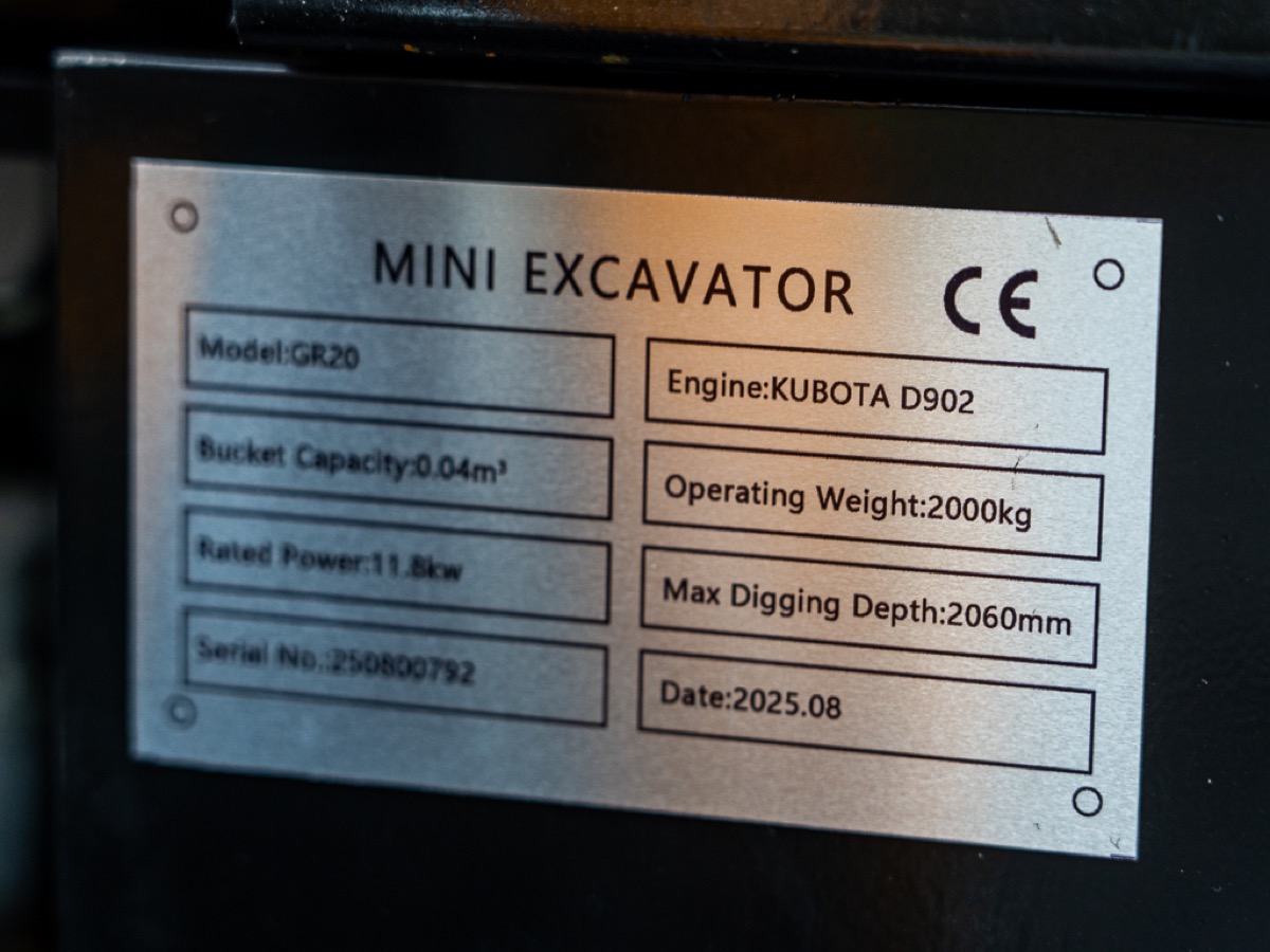 Minikoparka GR20 - zdjęcie 12