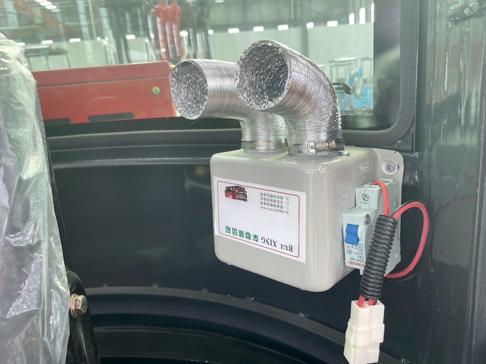 Koparka Green River TZ60 - ogrzewanie kabiny