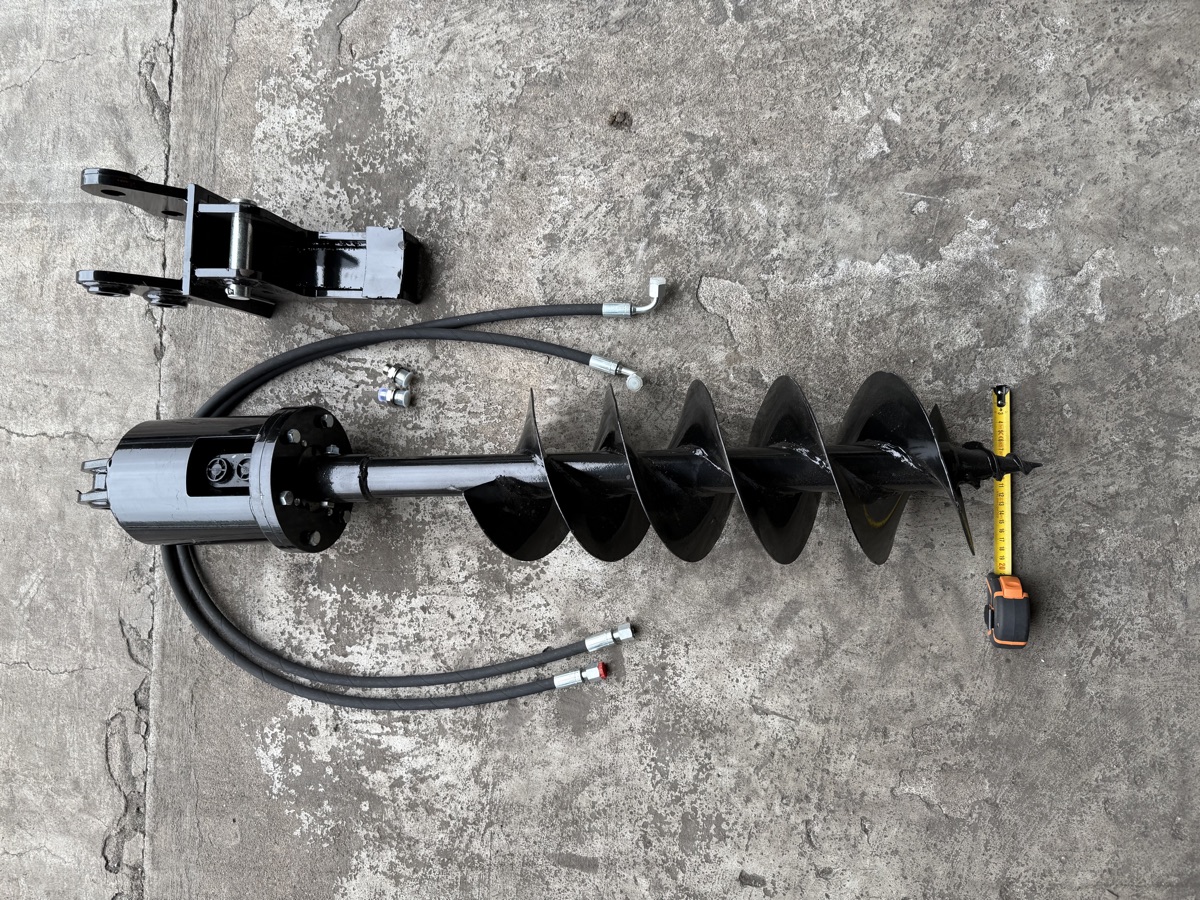 Wiertnica hydrauliczna z wiertłem 20 cm - zdjęcie 2