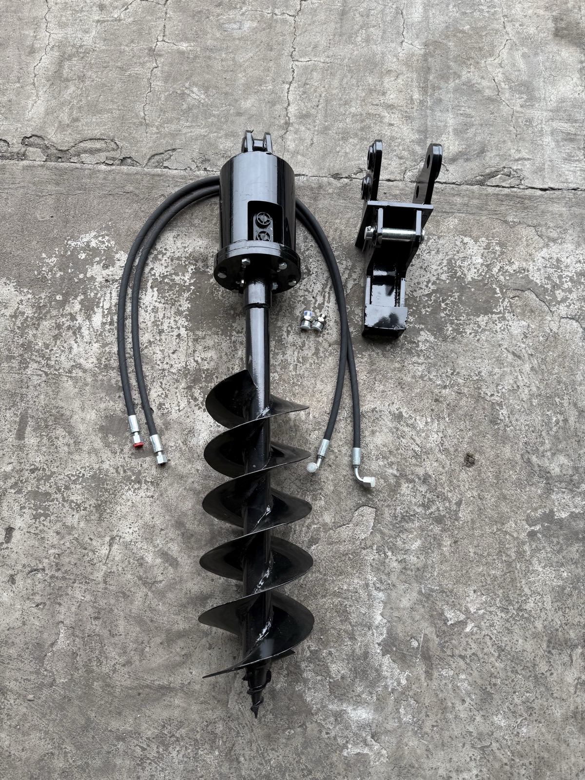 Wiertnica hydrauliczna z wiertłem 20 cm - zdjęcie 3