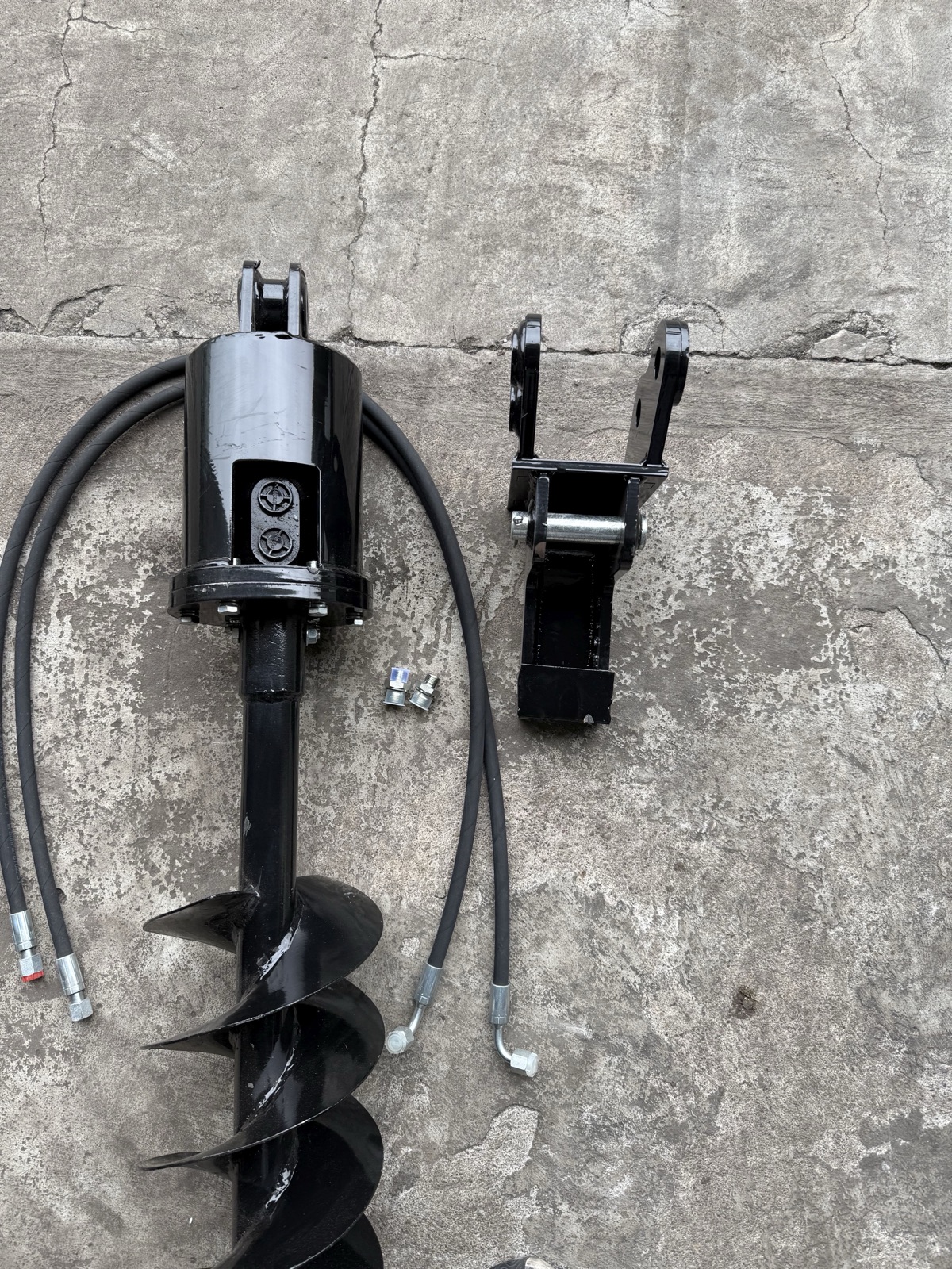 Wiertnica hydrauliczna z wiertłem 20 cm - zdjęcie 4